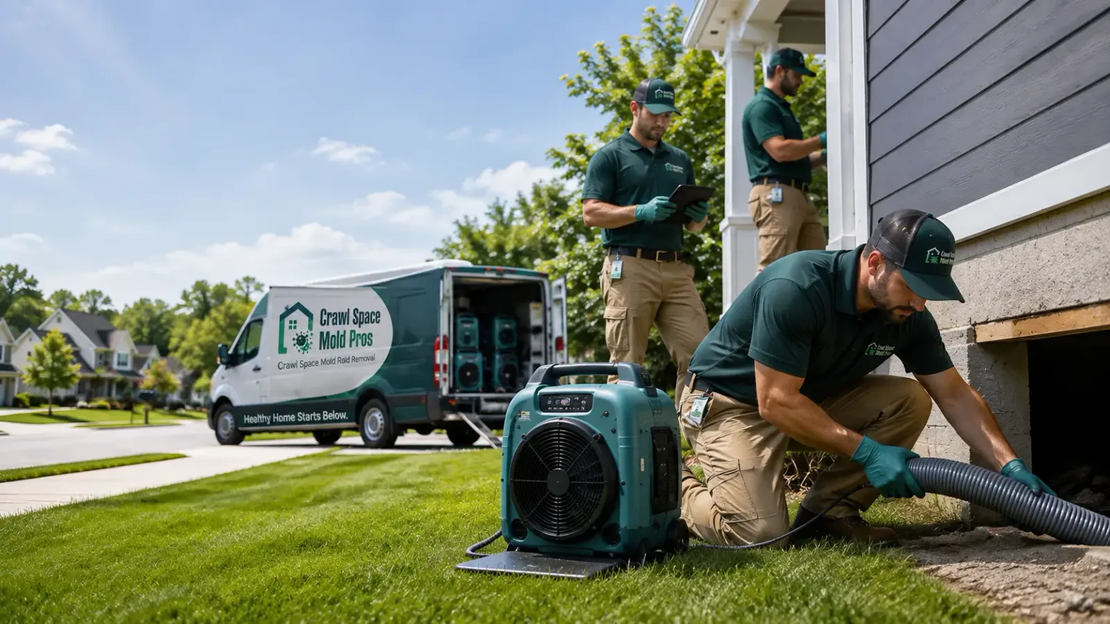 Crawl Space Mold Removal in Windsor, MA